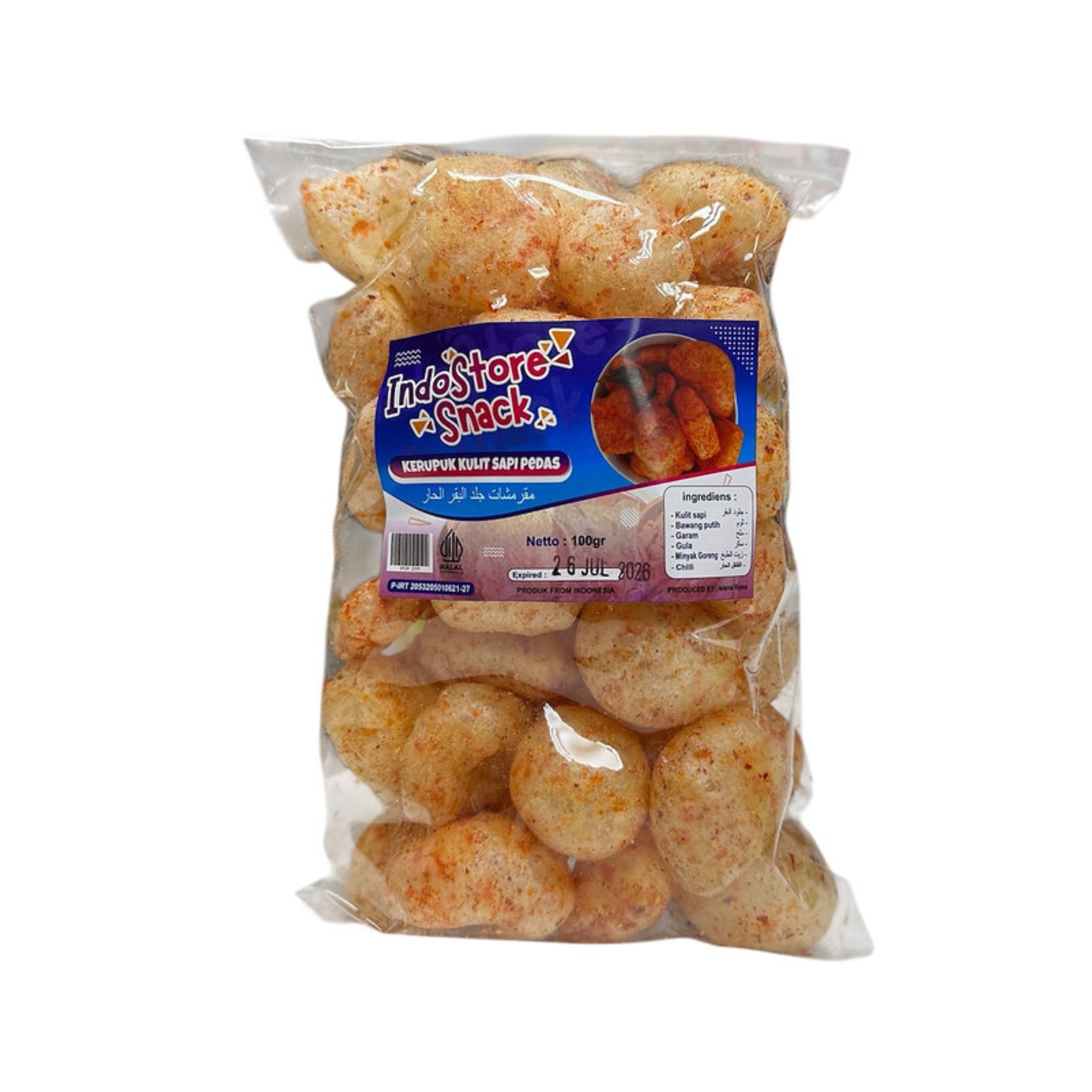 IndoStore Kerupuk Kulit Pedas